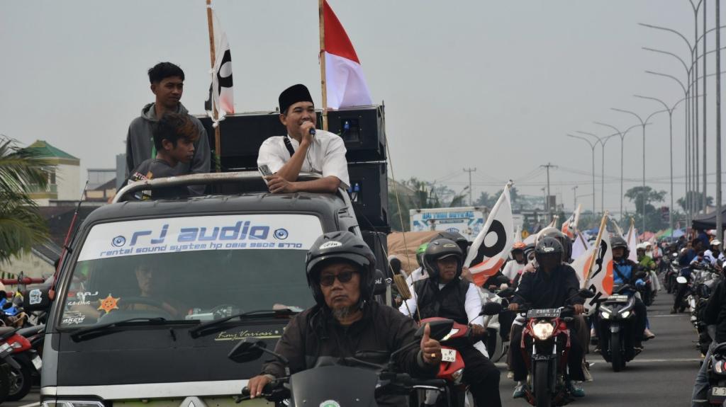 Sambut Ramadan 1447 H, Ratusan Kader Partai Keadilan Sejahtera Pawai Tarhib Keliling Tasikmalaya