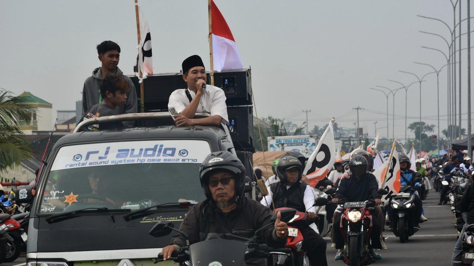Sambut Ramadan 1447 H, Ratusan Kader Partai Keadilan Sejahtera Pawai Tarhib Keliling Tasikmalaya