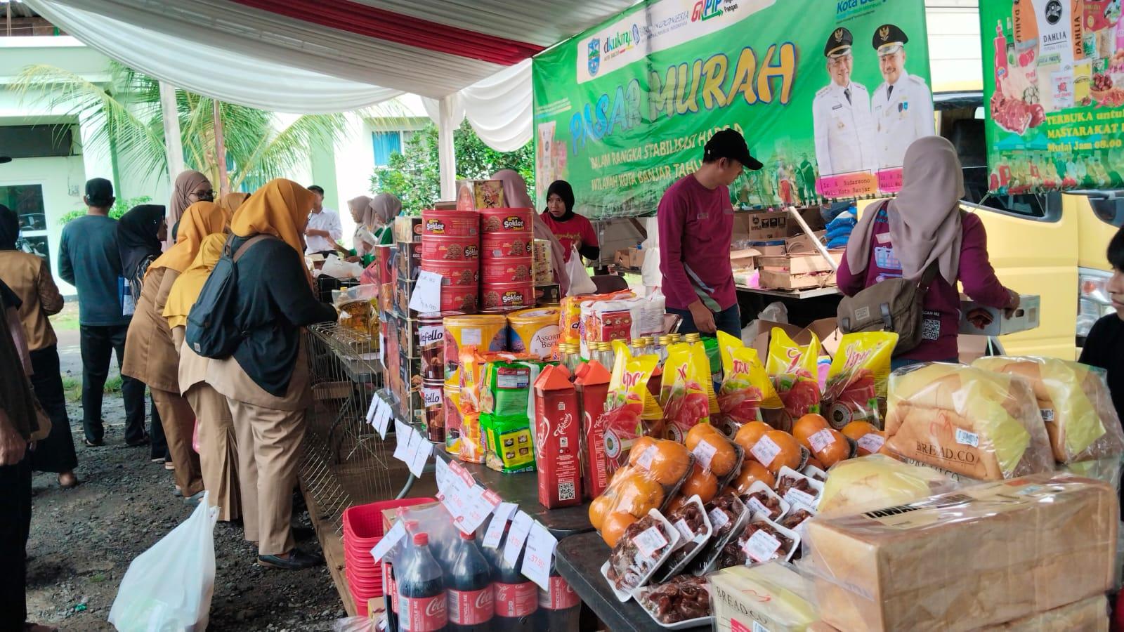 Pasar Murah Ramadan di Banjar Disambut Antusias, Warga Serbu Komoditas Lebih Murah