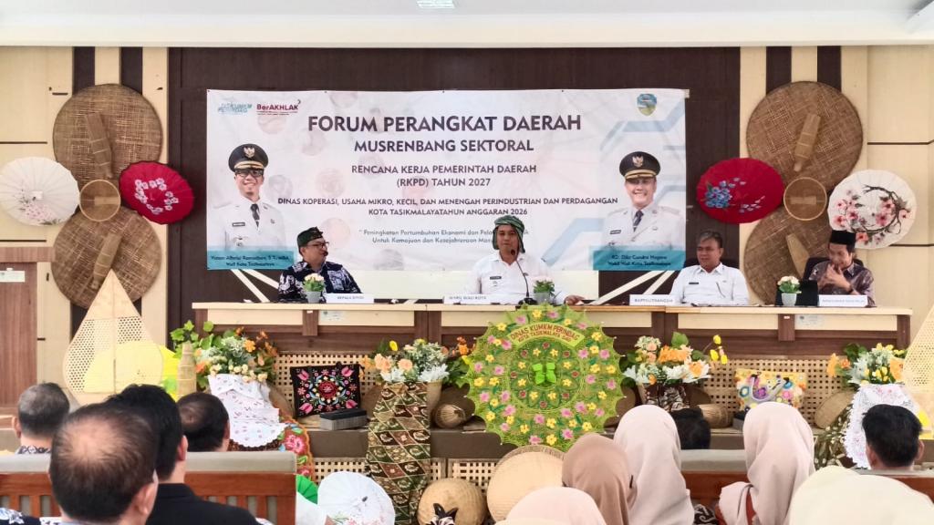 Musrenbang KUMKM Perindag 2027, Diky Chandra Tekankan Penguatan Produk Lokal dan Pasar Online Tasik