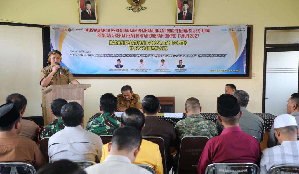 Diky Candra Dorong Kesbangpol Kota Tasikmalaya Buat Program yang Mampu Satukan Masyarakat