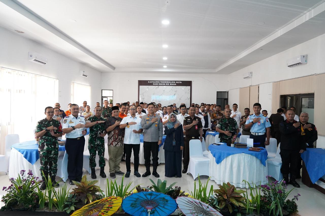 Polres Tasikmalaya Kota Matangkan Persiapan Operasi Ketupat Lodaya 2026 Lewat Rakor Lintas Sektoral