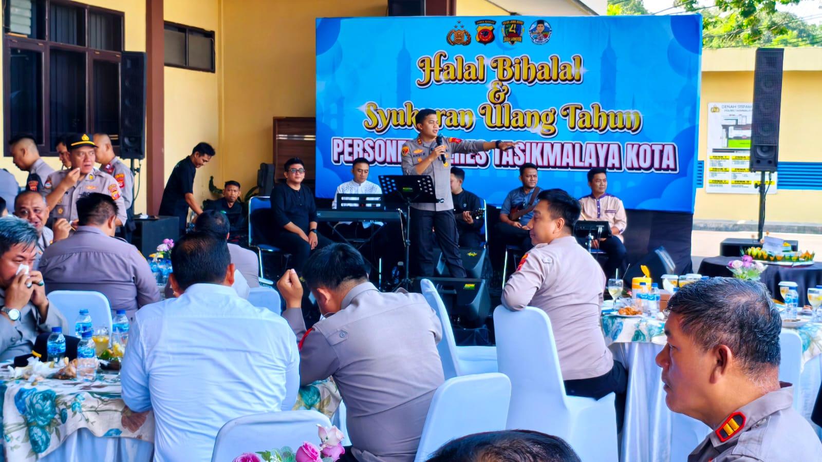 Halal Bihalal Polres Tasikmalaya Kota, Kapolres Ajak Introspeksi dan Perkuat Pengabdian