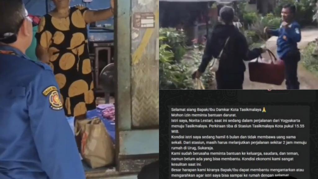 Aksi Humanis Damkar Kota Tasikmalaya, Antar Ibu Hamil Pulang Gratis karena Tak Punya Ongkos