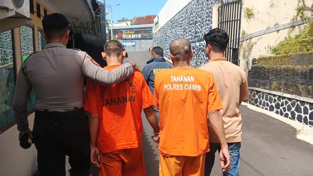 Curi Mesin Traktor Petani, Dua Pelaku Dibekuk Polisi di Ciamis, Satu Dilumpuhkan dengan Timah Panas