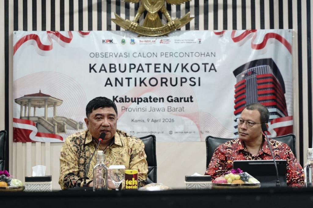 Garut Masuk Kandidat Kabupaten Antikorupsi 2026, KPK Lakukan Observasi Awal