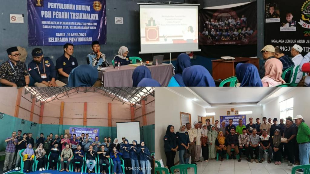 PBH PERADI Tasikmalaya Gencarkan Penyuluhan Hukum di Sejumlah Wilayah, Perkuat Peran Paralegal Masyarakat
