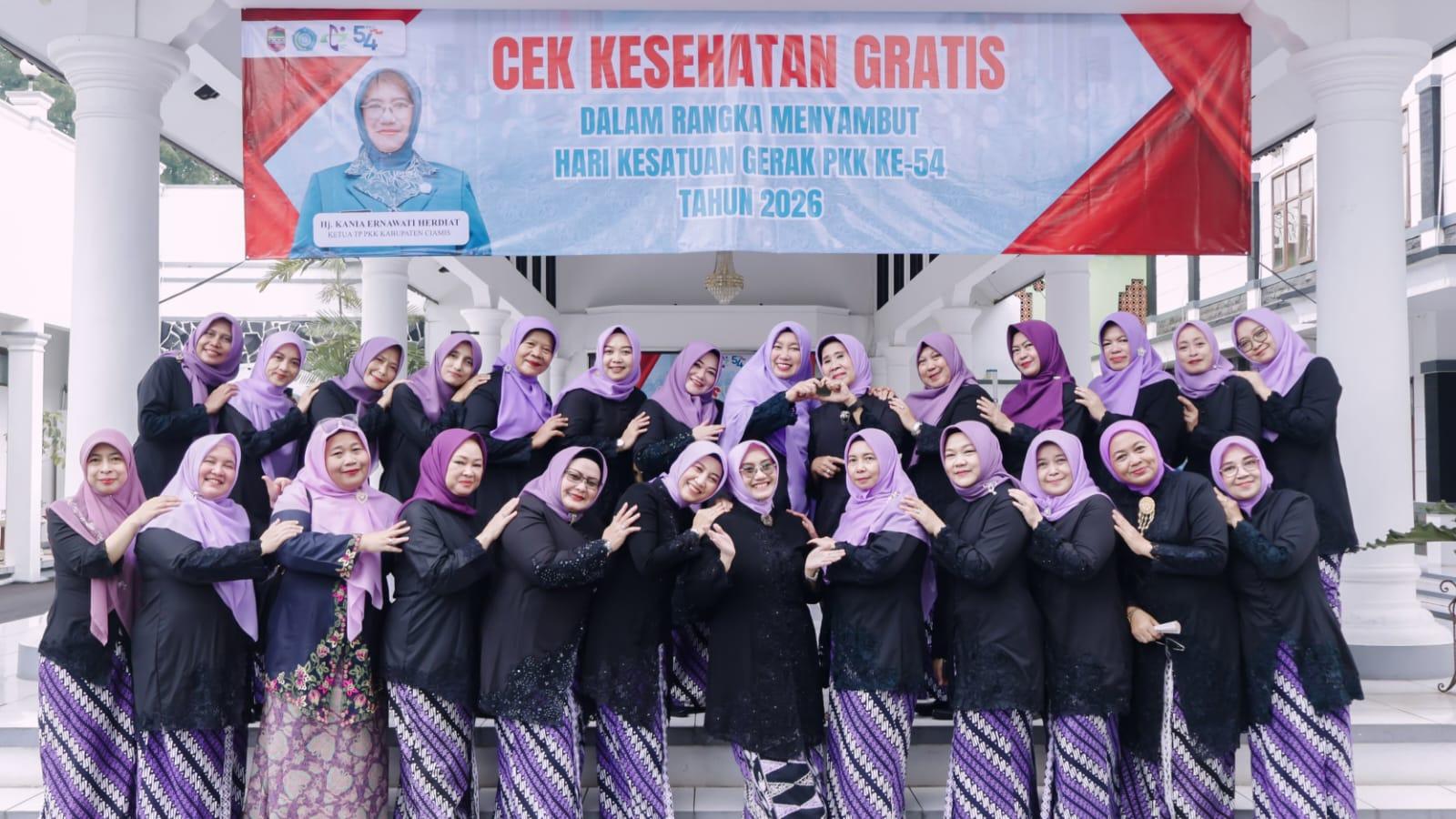 Semangat Kartini Menggema di Ciamis, TP PKK Hadirkan Aksi Nyata dari Cek Kesehatan hingga Program Strategis