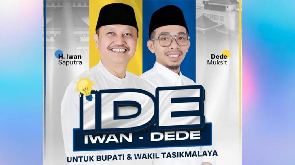 Pilkada Kabupaten Tasikmalaya, Iwan Saputra dan Dede Muksit Aly Resmi Berpasangan