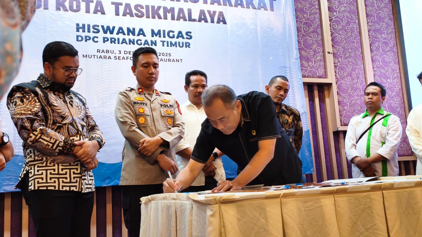 SPBU di Kota Tasikmalaya Tanda Tangani Pakta Integritas Komitmen Menjaga Kualitas dan Keamanan BBM