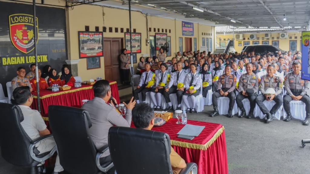 Jelang HUT ke-80 RI, Kapolres Ciamis Motivasi Puluhan Calon Paskibraka