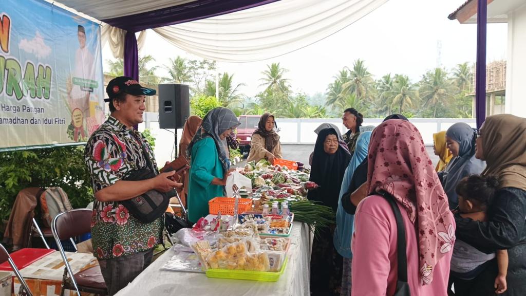 Jelang Idulfitri, Pemkab Ciamis Gelar Gerakan Pangan Murah di Cijeungjing