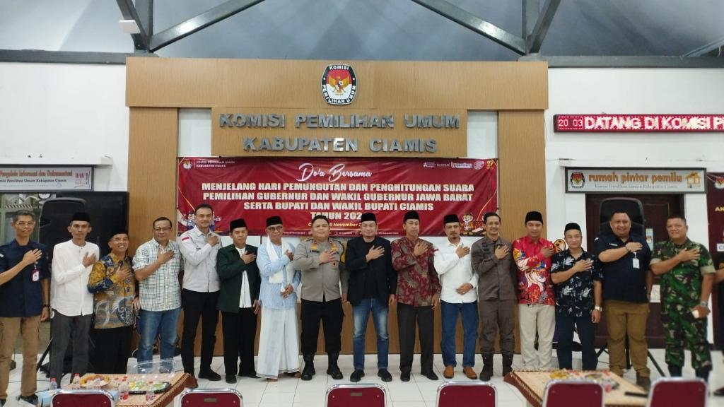 Jelang Pemungutan Suara Pilkada 2024, KPU Ciamis Gelar Doa Bersama untuk Kelancaran