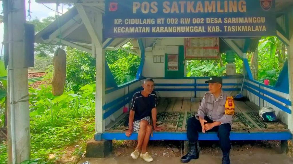 Jelang Pemungutan Suara Pilkada 2024, Polsek Karangnunggal Intensifkan Sambang Warga