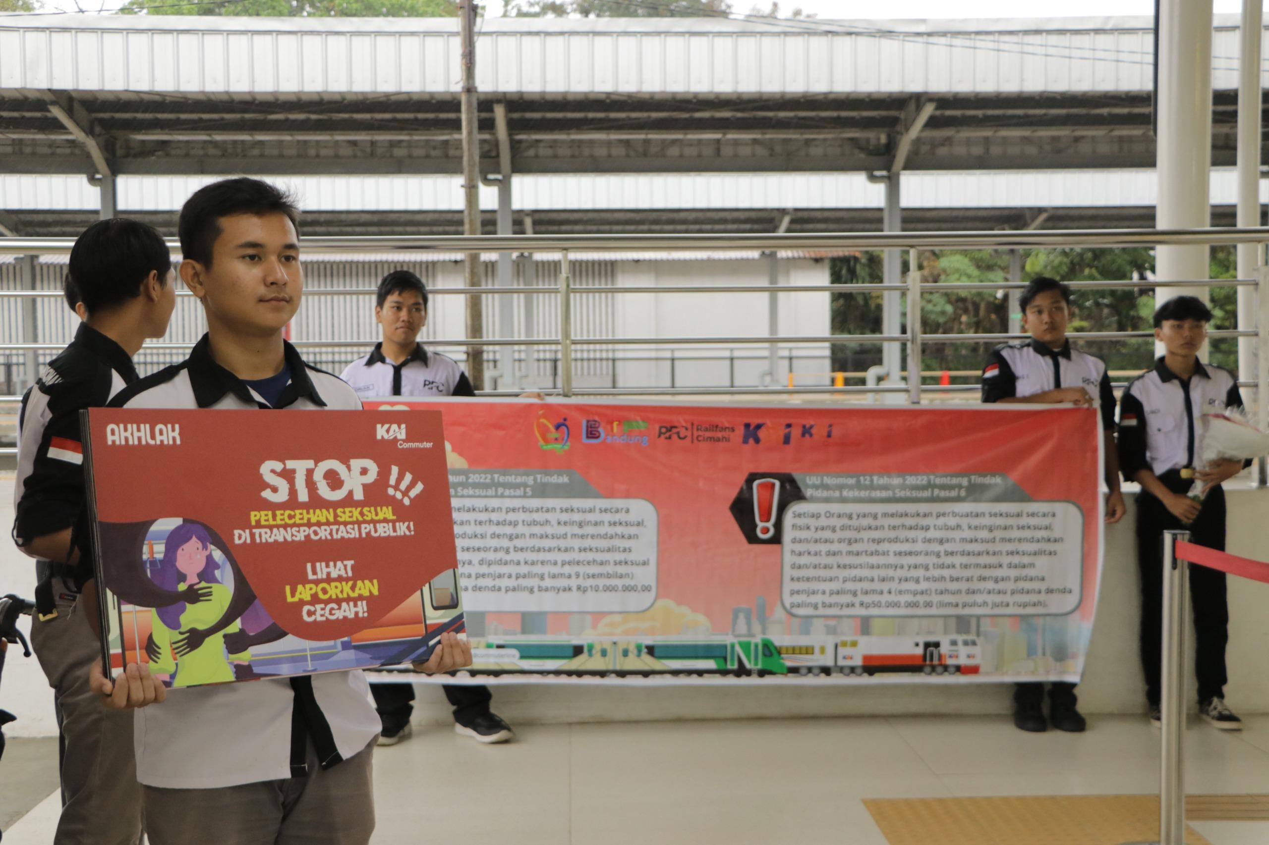 KAI Daop 2 Bandung Sosialisasikan Anti Pencegahan Pelecehan Seksual di Kereta, Pelaku Diblacklist Naik KA