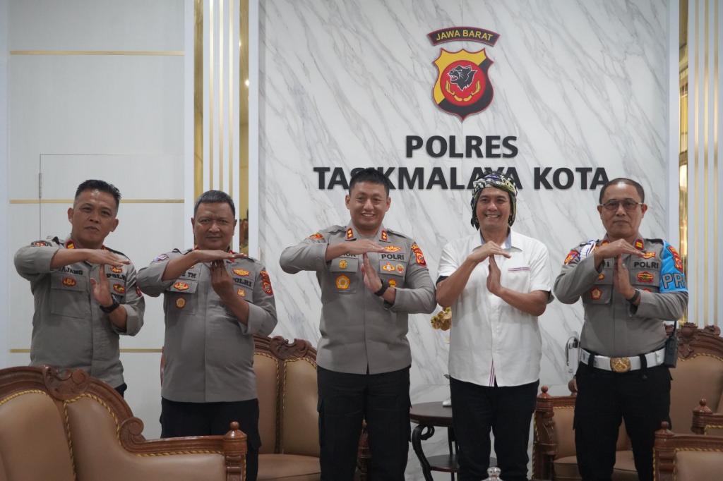 Kapolres Tasikmalaya Kota Bertemu Wakil Wali Kota Diky Chandra, Bahas Penanganan Geng Motor dan Pekat
