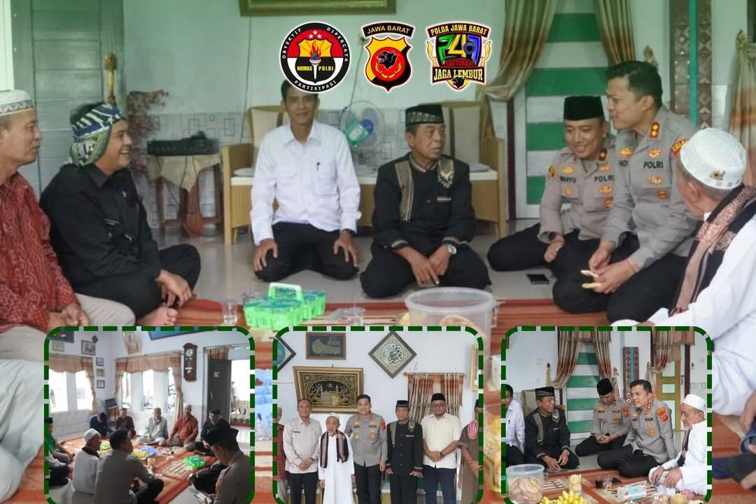 Kapolres Tasikmalaya Kota dan Wakil Wali Kota Silaturahmi ke Ponpes Mathla’ul Kaler, Perkuat Sinergi Jaga Kamtibmas