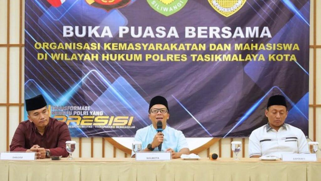 Kapolres Tasikmalaya Kota Gelar Buka Puasa Bersama, Pererat Hubungan dengan Masyarakat dan Mahasiswa