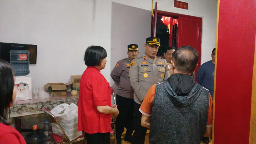Kapolres Tasikmalaya Kota Pastikan Malam Perayaan Tahun Baru Imlek 2025 Berjalan Aman