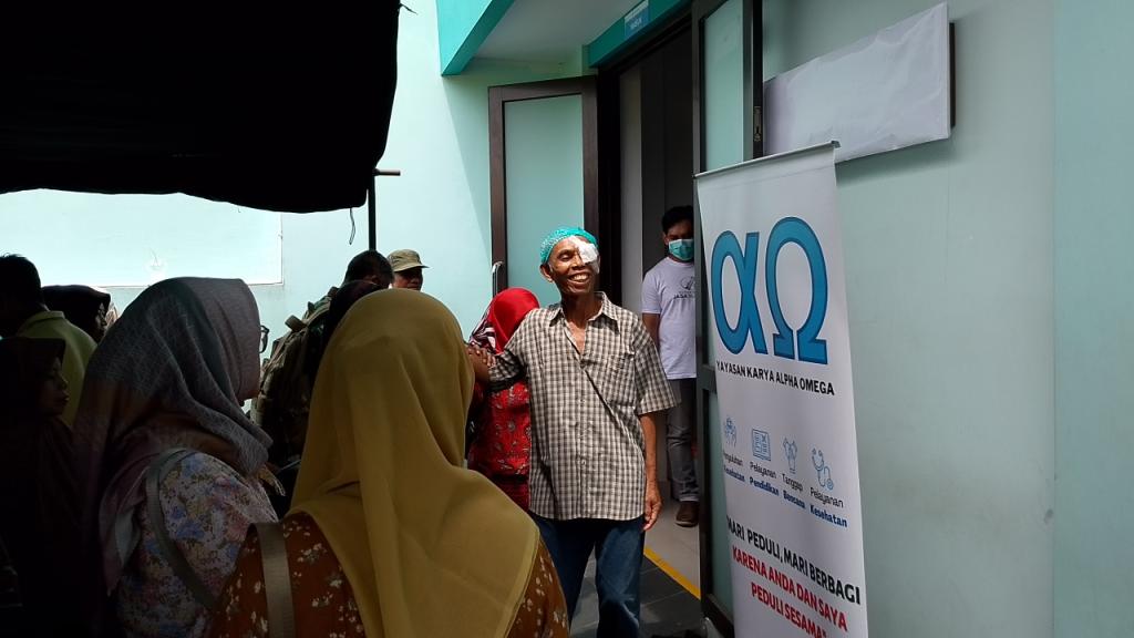 144 Pasien Katarak Jalani Operasi Gratis dari Kodim 0612/Tasikmalaya Dalam Rangka Hari Juang Kartika TNI AD