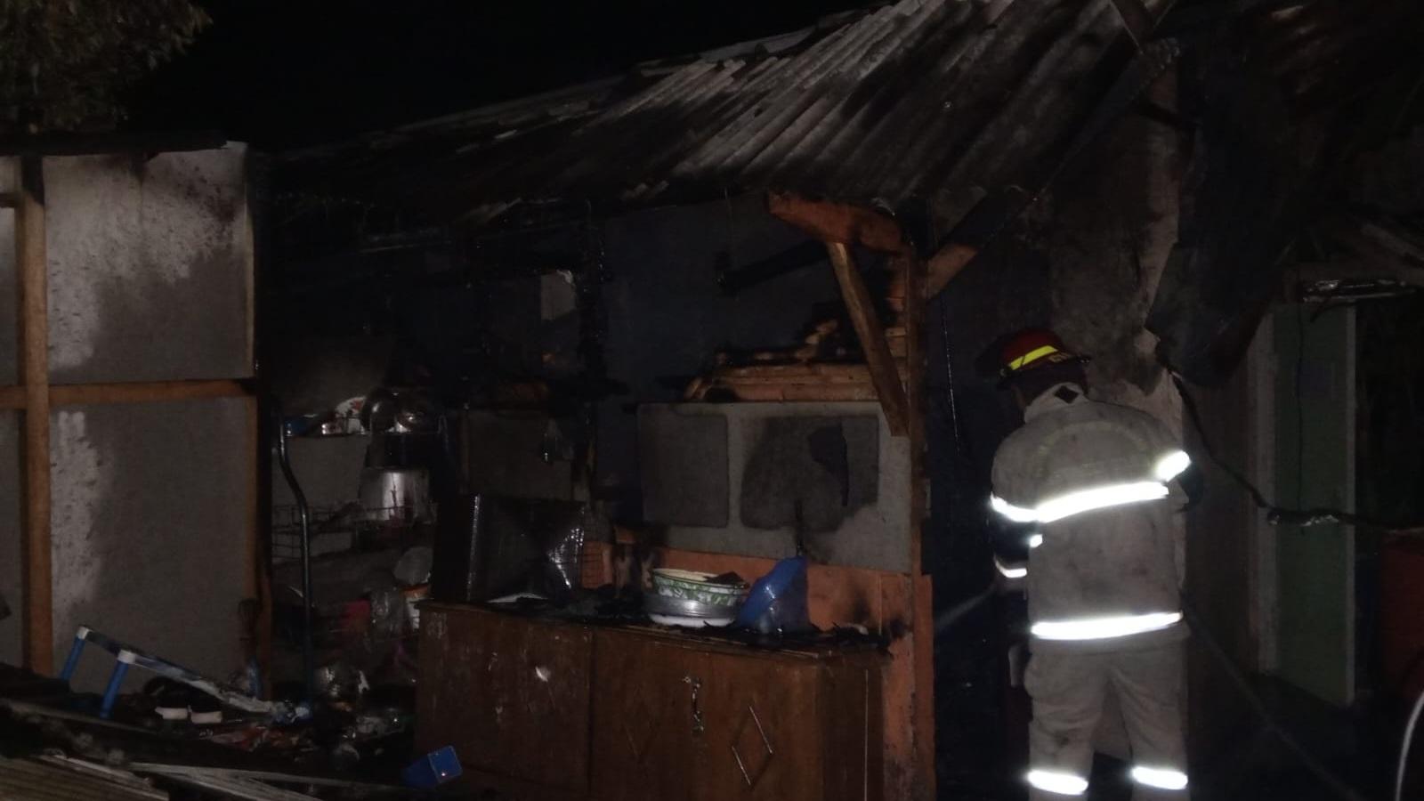 Kebakaran di Ciamis, Dapur Rumah Warga Hangus Terbakar