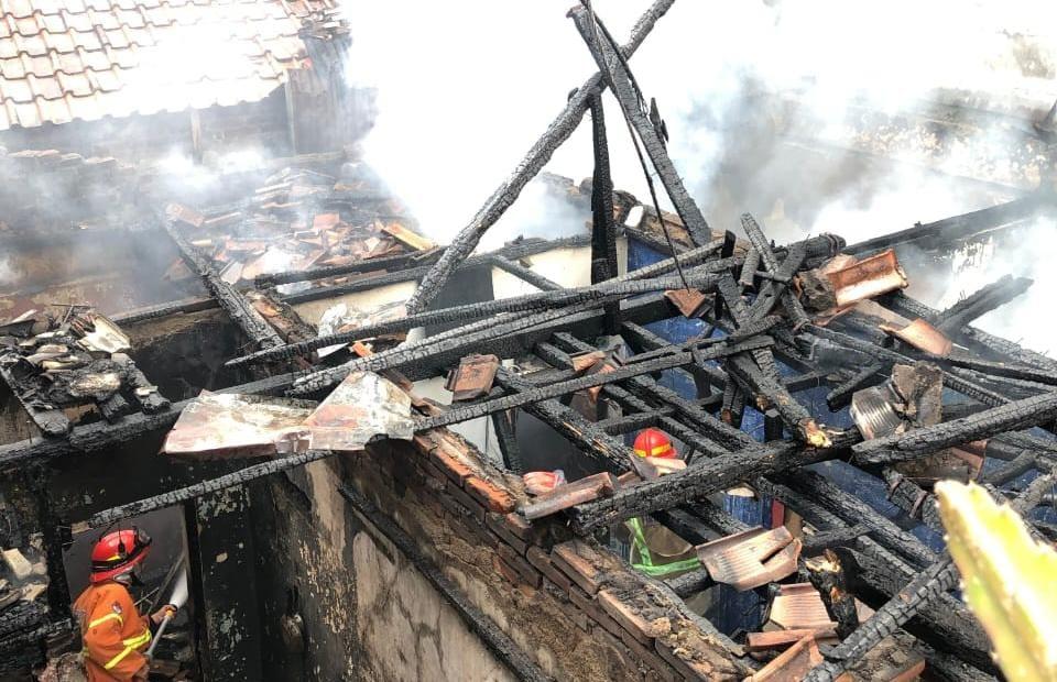 Kebakaran Rumah di Padayungan Tasikmalaya Gegara Lupa Matikan Kompor