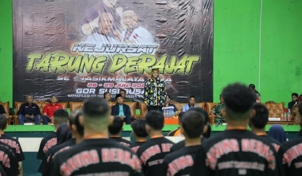 Kejursat Tarung Derajat se-Tasikmalaya Raya 2025 Resmi Dibuka, Diky Chandra Tekankan Sportivitas