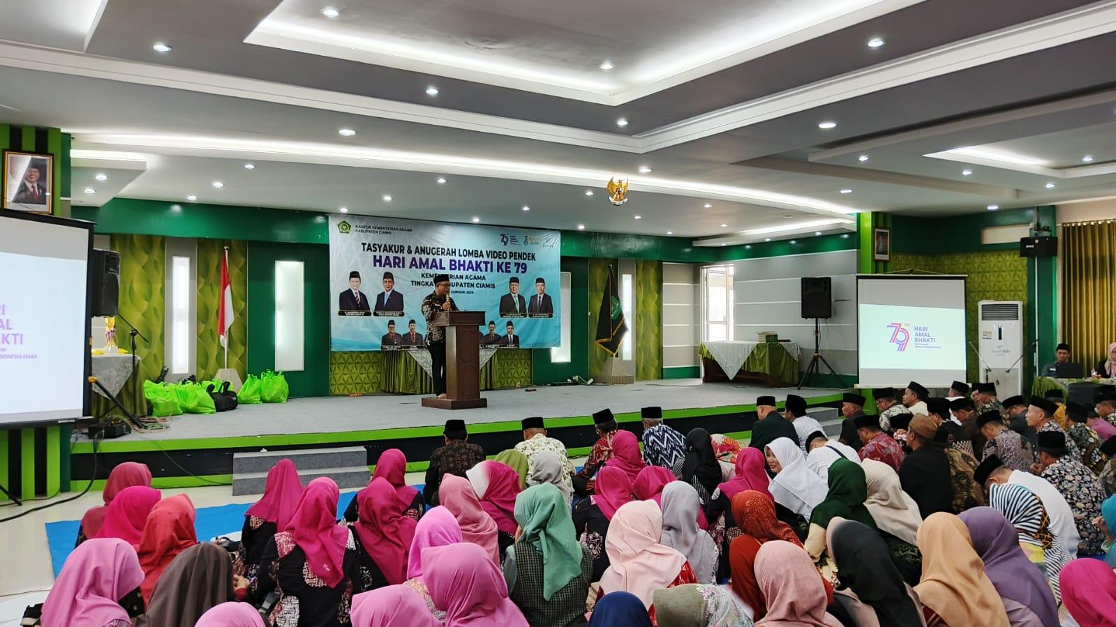 Kemenag Ciamis Gelar Puncak HAB Ke-79: Harmoni Umat dan Prestasi