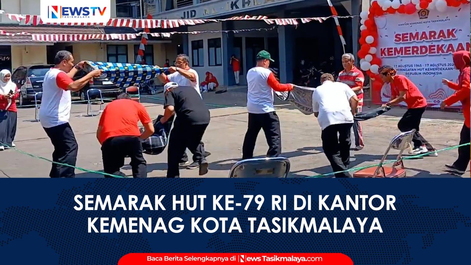 VIDEO: Kemeriahan Peringatan HUT Ke-79 RI di Kantor Kemenag Kota Tasikmalaya