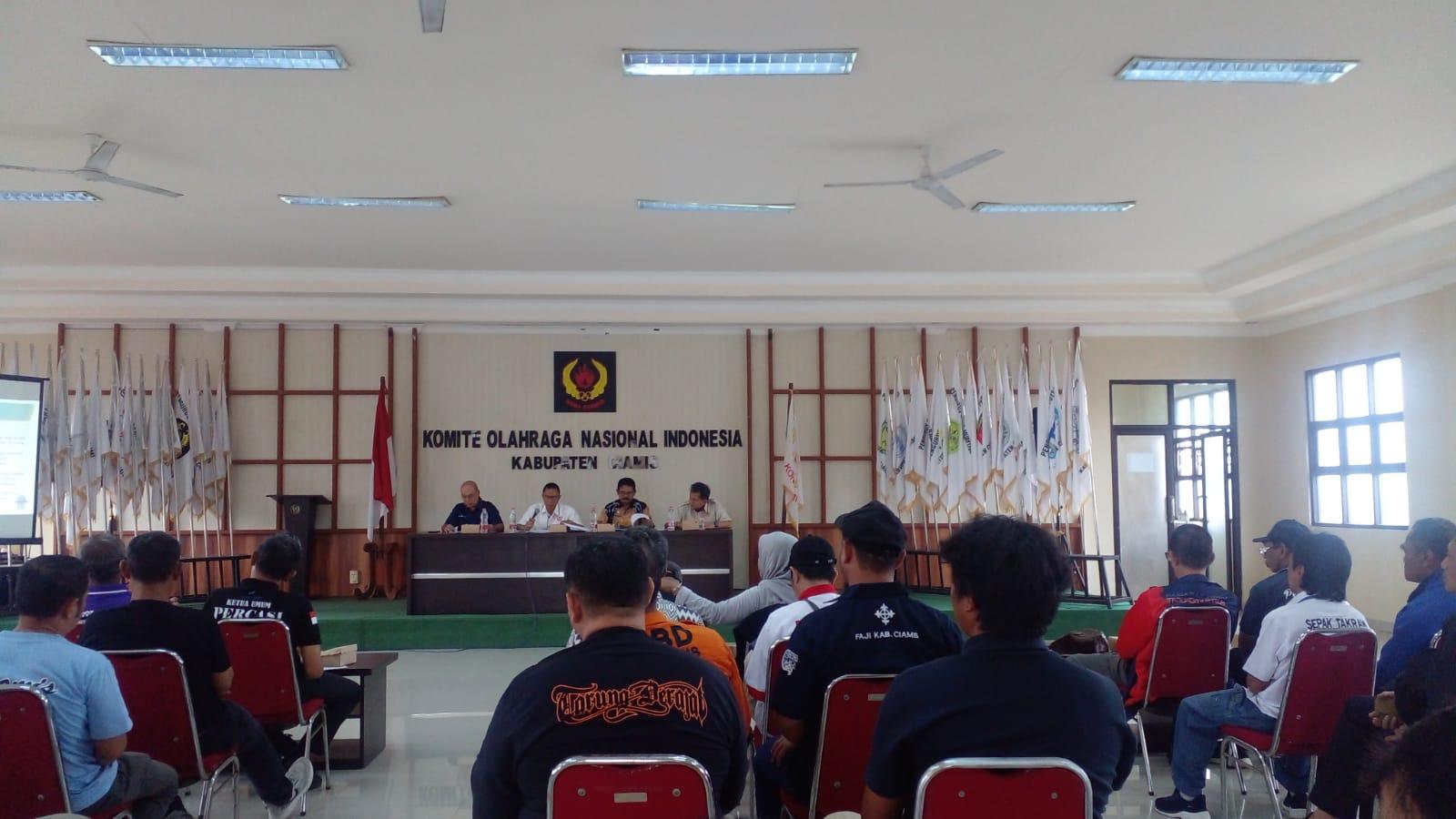 Kepengurusan Belum Definitif, Dua Cabor di Ciamis Terancam Gagal Ikut BK Porprov XV Jabar
