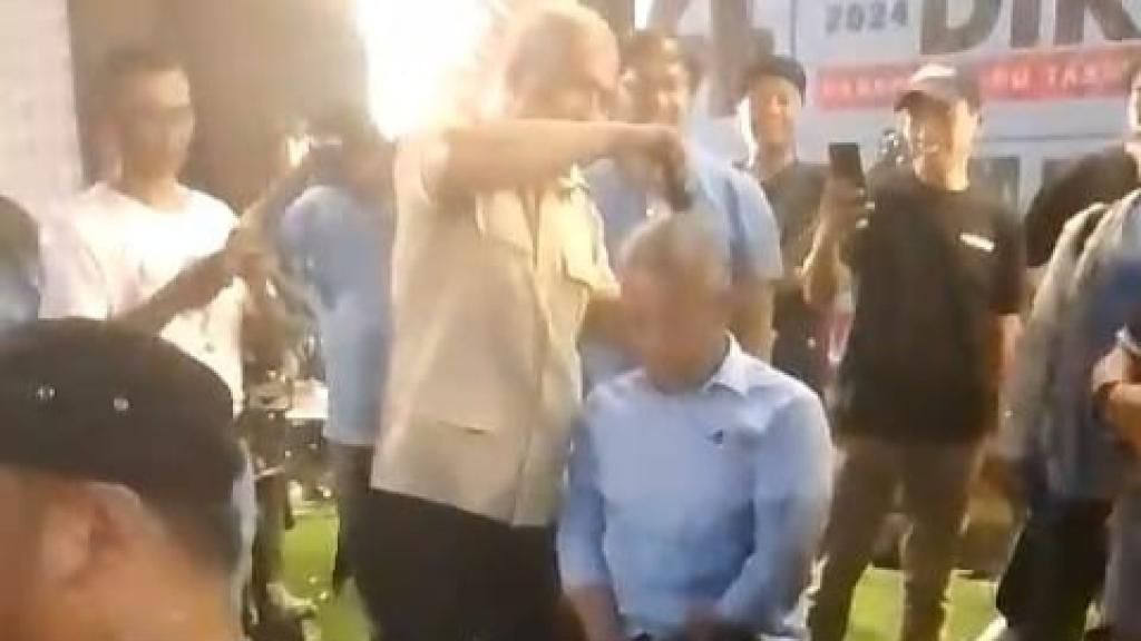 Ketua Tim Pemenangan Viman-Diky, Cukur Gundul Wujud Syukur Kemenangan Pilkada Kota Tasikmalaya