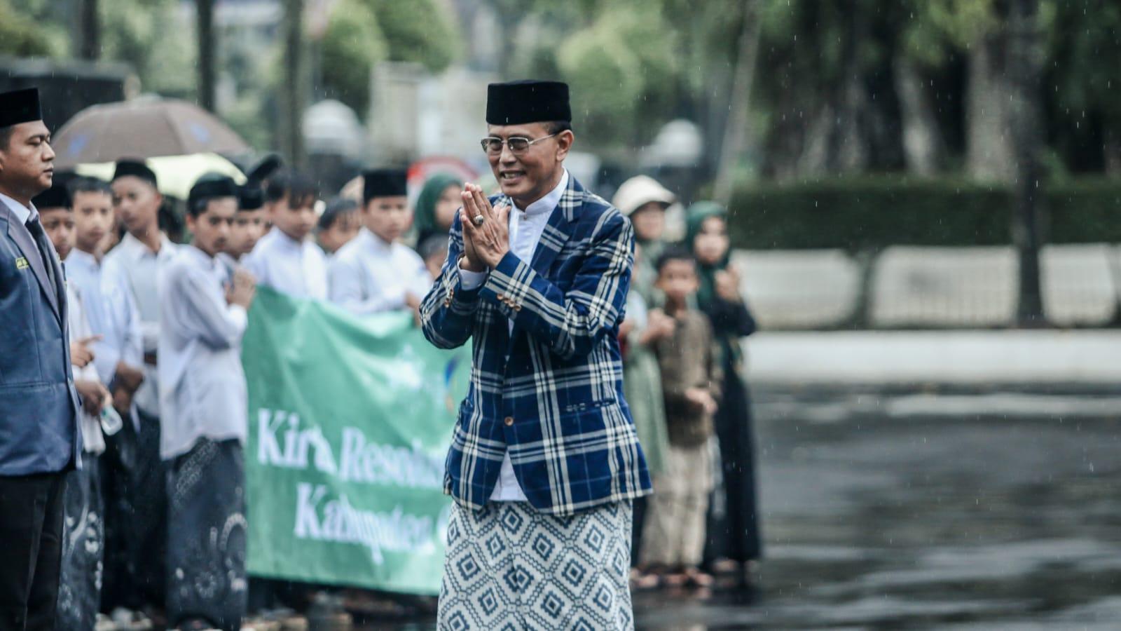 Kirab Resolusi Jihad di Ciamis, Bupati Herdiat Tegaskan Semangat Nasionalisme Santri