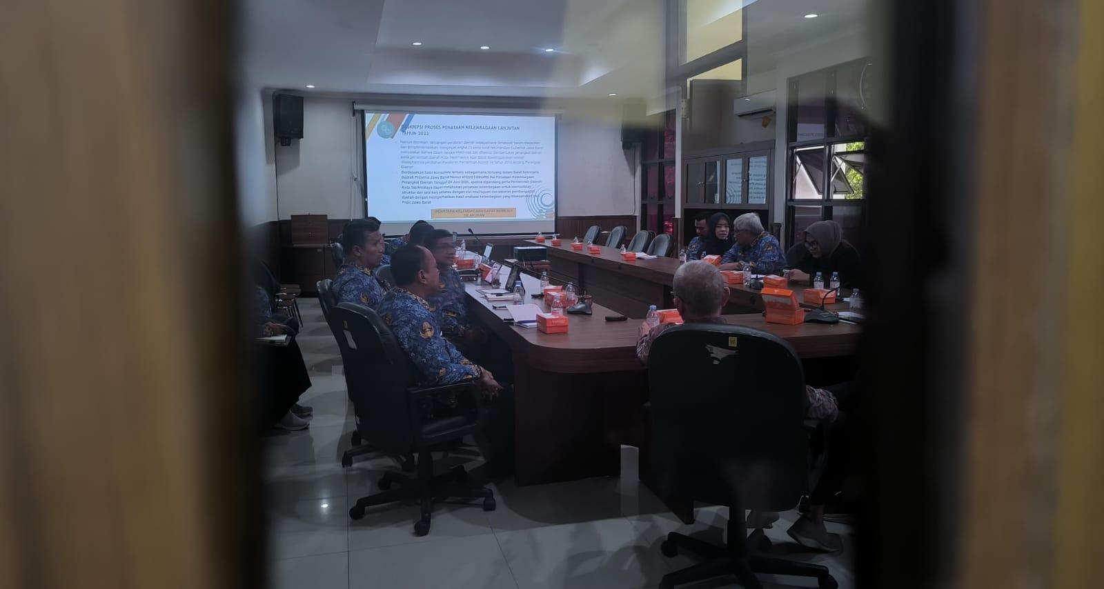 Komisi I DPRD Bahas Penataan Struktur Organisasi dan Pengisian Jabatan Kosong di Pemkot Tasikmalaya