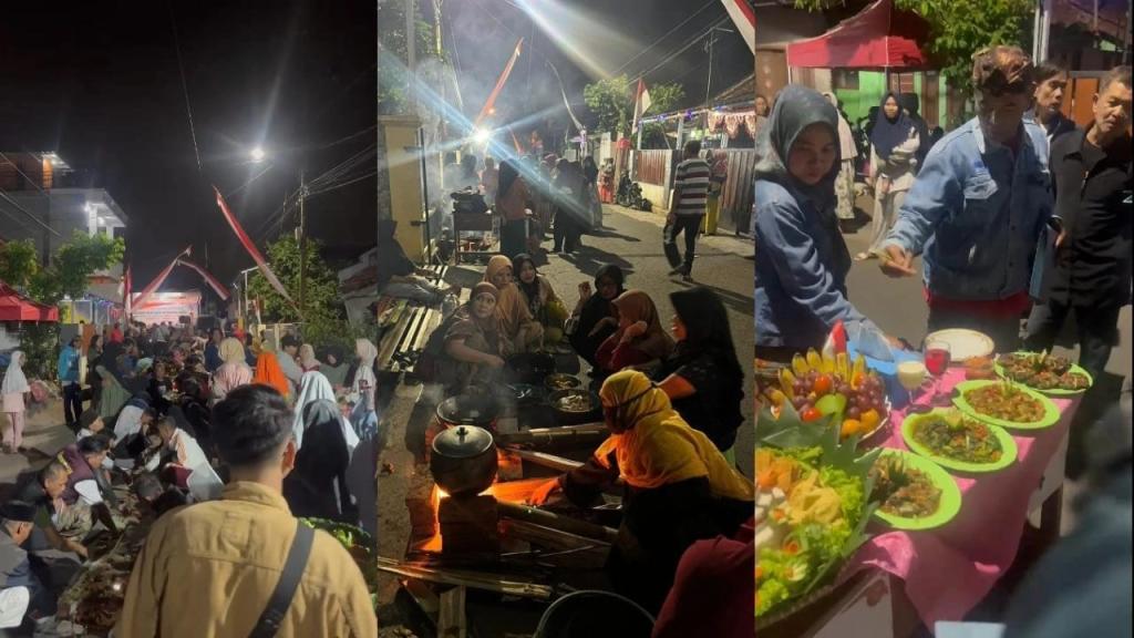 Kompak dan Meriah, Warga Cikareo Tasikmalaya Ikuti Lomba Menanak Nasi Liwet dalam Perayaan HUT ke-79 RI