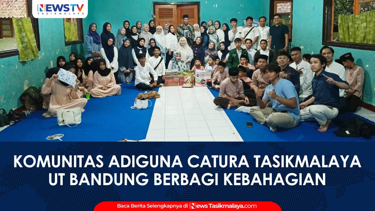 VIDEO: Komunitas Adiguna Catura Tasikmalaya UT Bandung Berbagi Kebahagiaan Bersama Anak Yatim Piatu