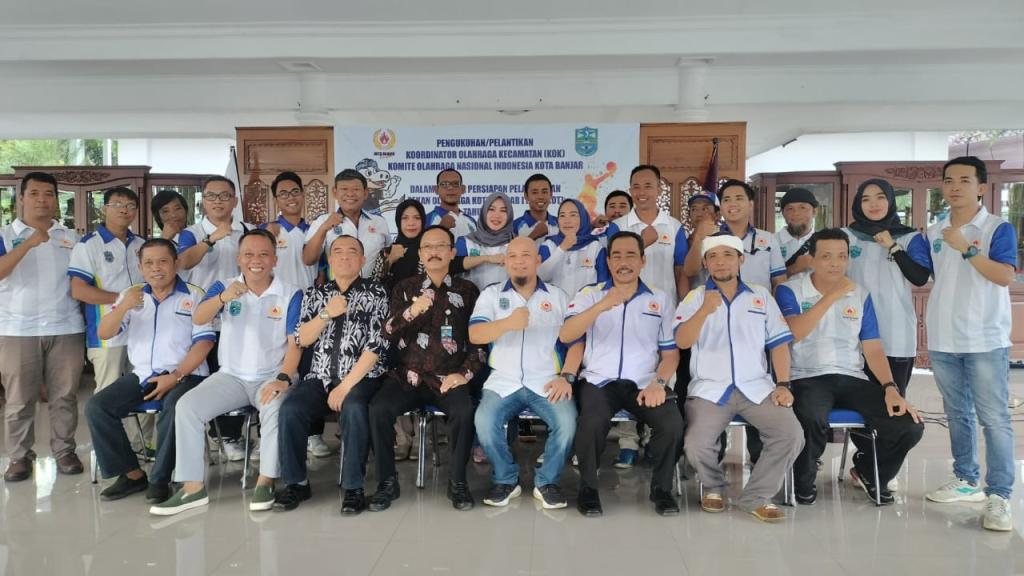KONI Kota Banjar Lantik Pengurus Koordinator Olahraga Kecamatan, Dorong Kemajuan Olahraga Lokal