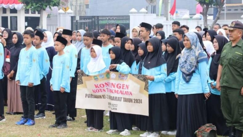 Pj Sekda Kota Tasikmalaya Asep Goparullah Lepas Kontingen PORSADIN Tingkat Jawa Barat