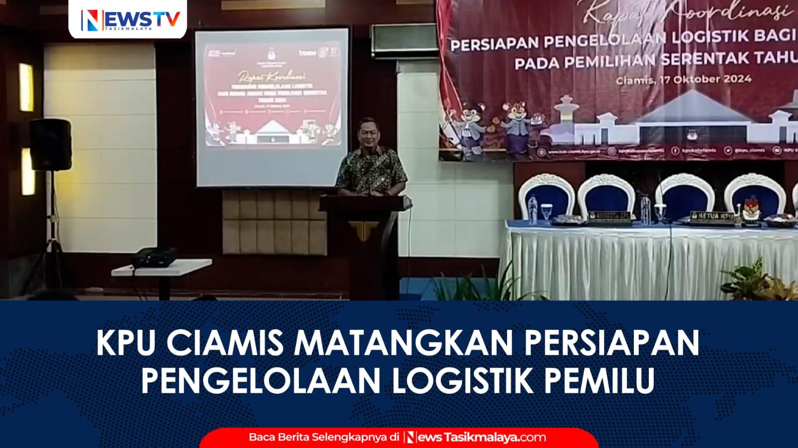 VIDEO: KPU Ciamis Gelar Rapat Koordinasi Persiapan Pengelolaan Logistik Pemilu 2024