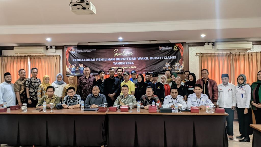 KPU Ciamis Gelar Sosialisasi Pencalonan Pemilihan Bupati 2024