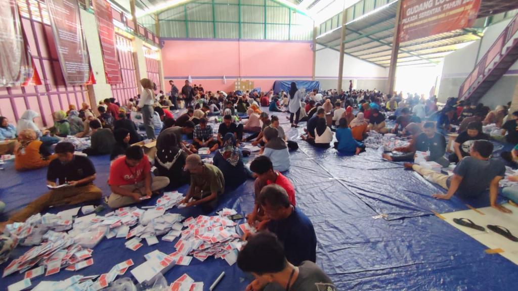 KPU Ciamis Mulai Laksanakan Sorlip Surat Suara untuk Pilkada 2024