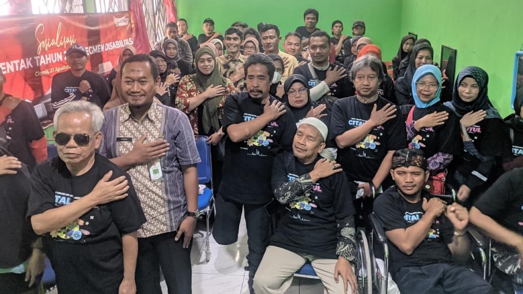 KPU Ciamis Sosialisasikan Pemilu Serentak 2024 untuk Penyandang Disabilitas