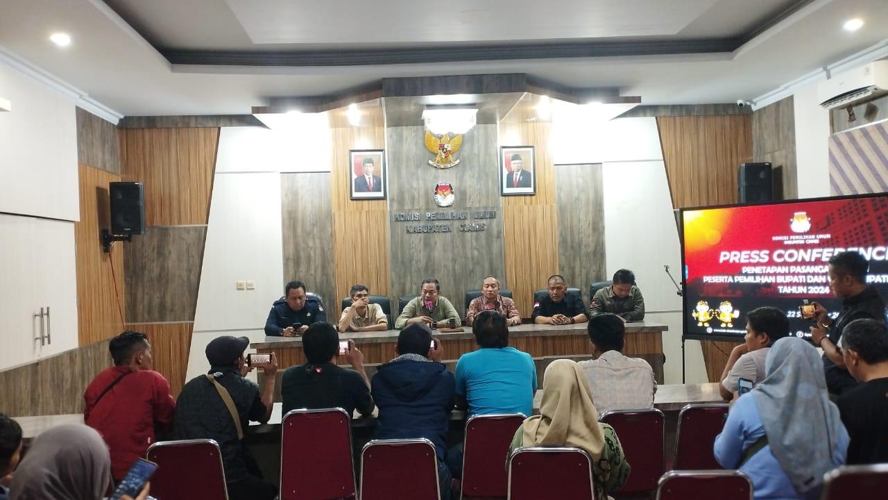 KPU Ciamis Tetapkan Herdiat-Yana Sebagai Paslon Tunggal Pilkada 2024