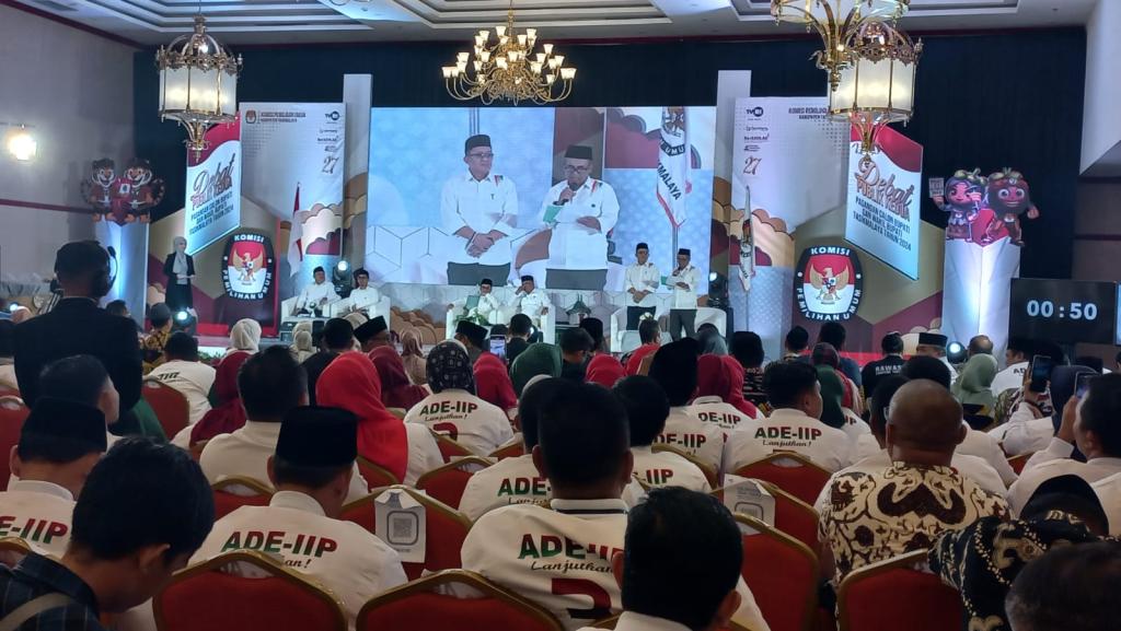 KPU Gelar Debat Publik Kedua Bupati dan Wakil Bupati Tasikmalaya