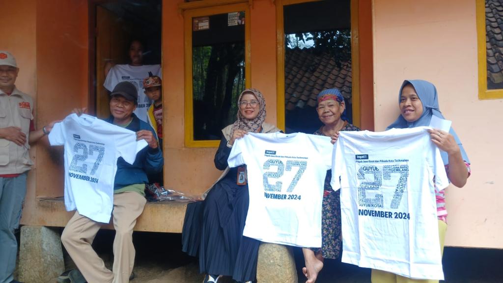 KPU Kota Tasikmalaya Blusukan ke Rumah Warga Sosialisasikan Pilkada 2024