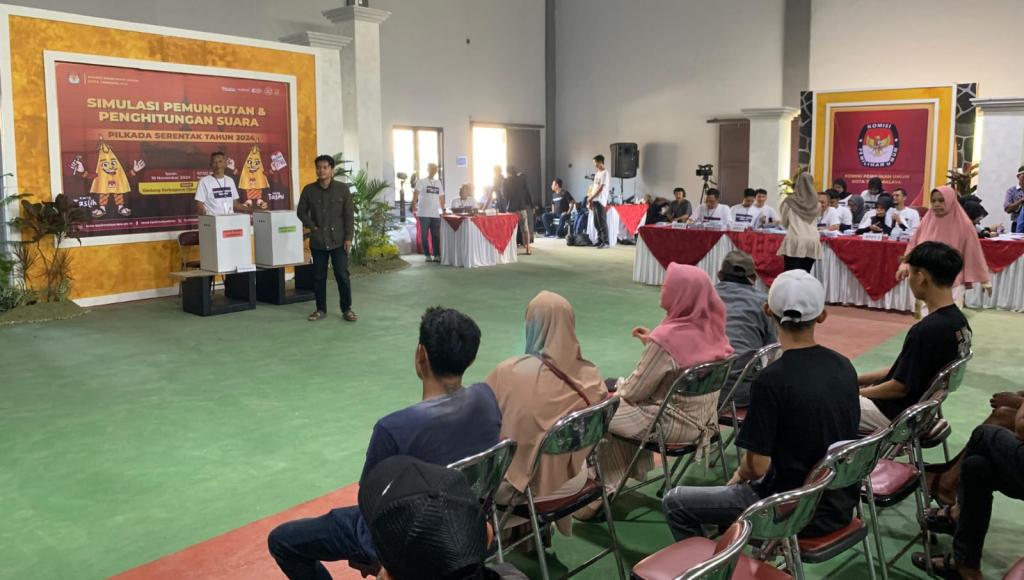 KPU Kota Tasikmalaya Gelar Simulasi Pemungutan dan Penghitungan Suara Jelang Pilkada 2024