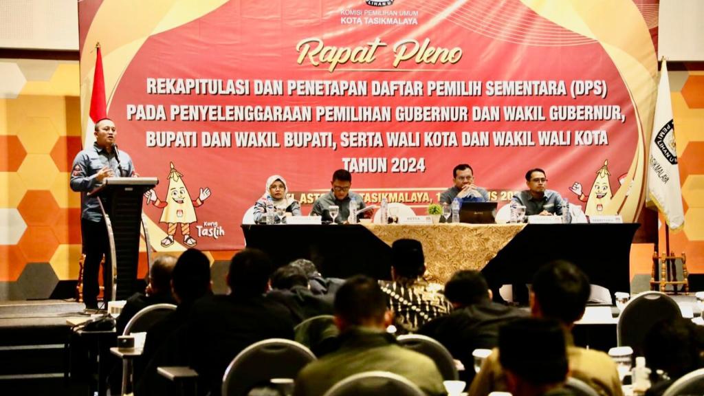 KPU Kota Tasikmalaya Tetapkan DPS untuk Pilkada 2024