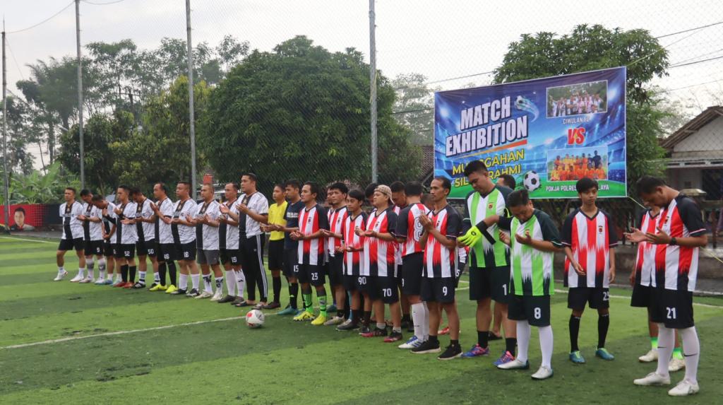 Laga Persahabatan Mini Soccer Ciwulan FC VS Wartawan Pokja Polres Tasikmalaya, Ajang Silaturahmi dan Sambut Ramadan
