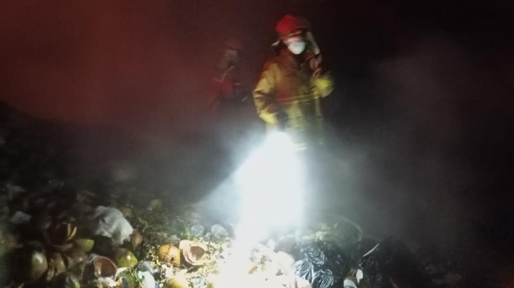 Lagi, Lahan Tempat Penampungan Sampah di Ciamis Terbakar