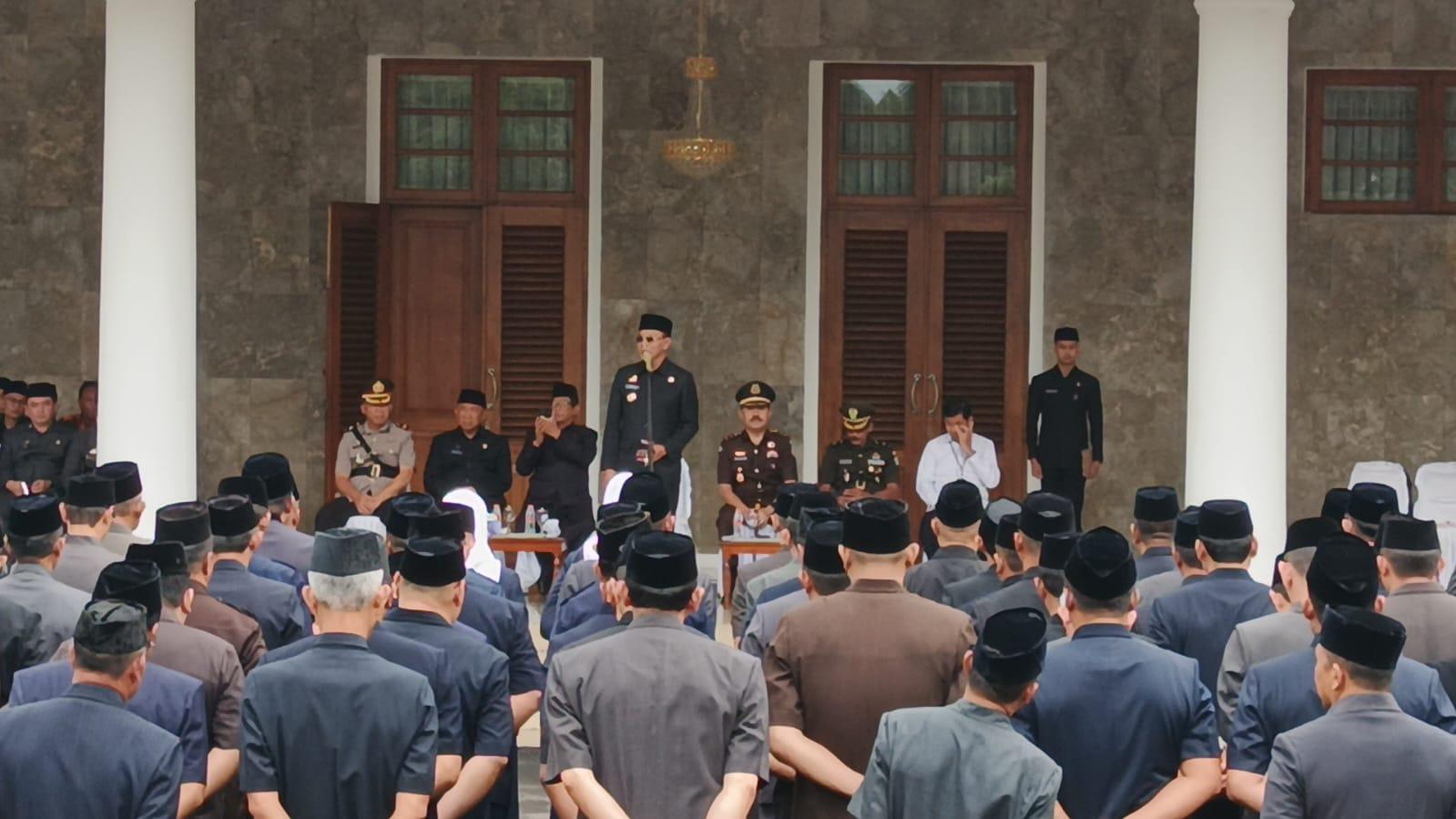 Lantik 208 Pejabat Baru, Bupati Ciamis Tegaskan Larangan Judi Online bagi ASN