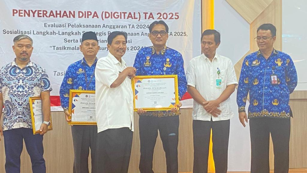 Lapas Kelas IIB Ciamis Raih 3 Penghargaan di Tasikmalaya Treasury Awards 2024